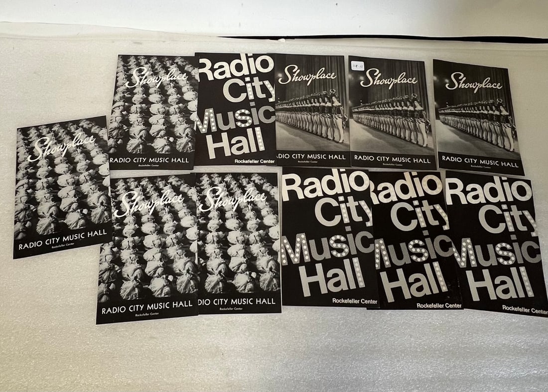 1950'S-1960's Radiio City Music Hall Programs ( 11): As pictured. Eleven iin the lot.