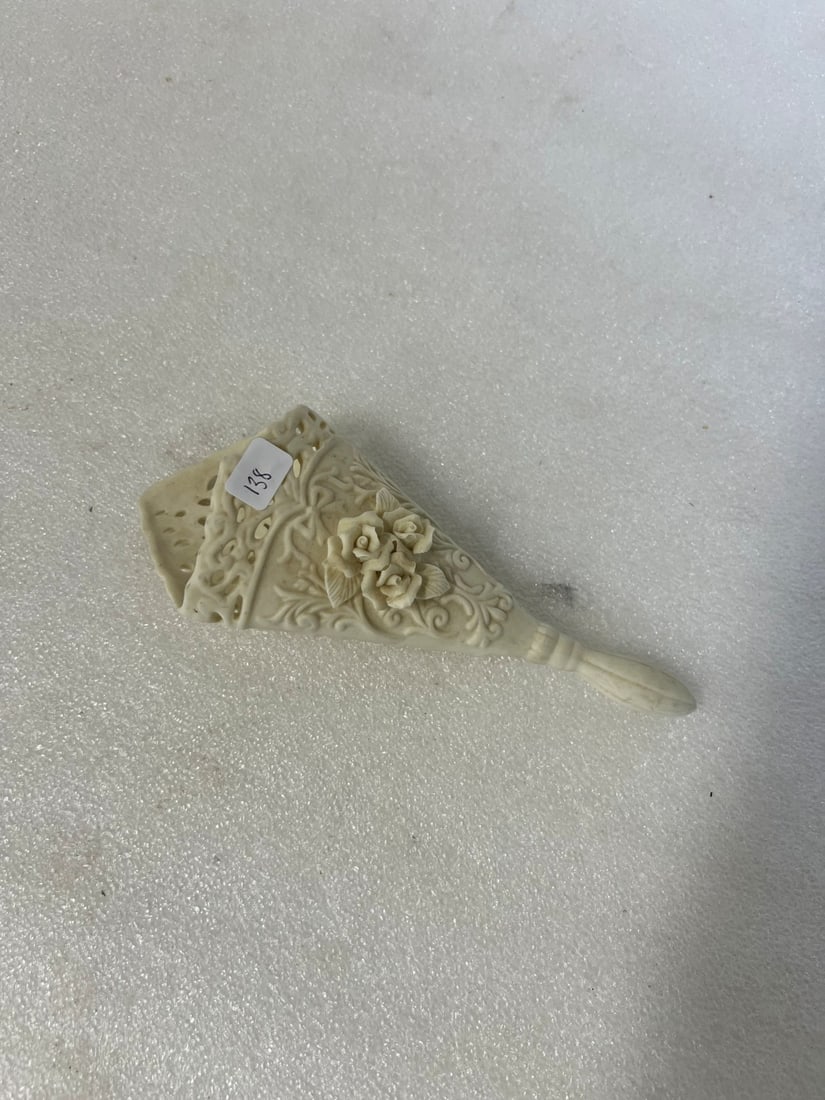 Antique Alabaster Wall Pocket (1 of 1)