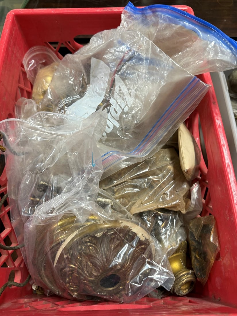Large Box Lot of Miscellaneous Architectural Items (1 of 1)