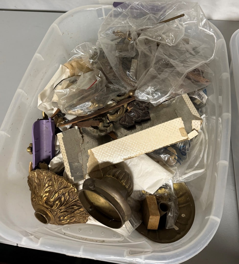 Large Box Lot of Miscellaneous Architectural Items (1 of 1)