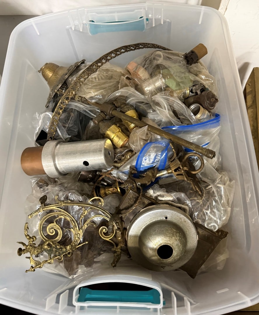 Large Box Lot of Miscellaneous Architectural Items (1 of 1)