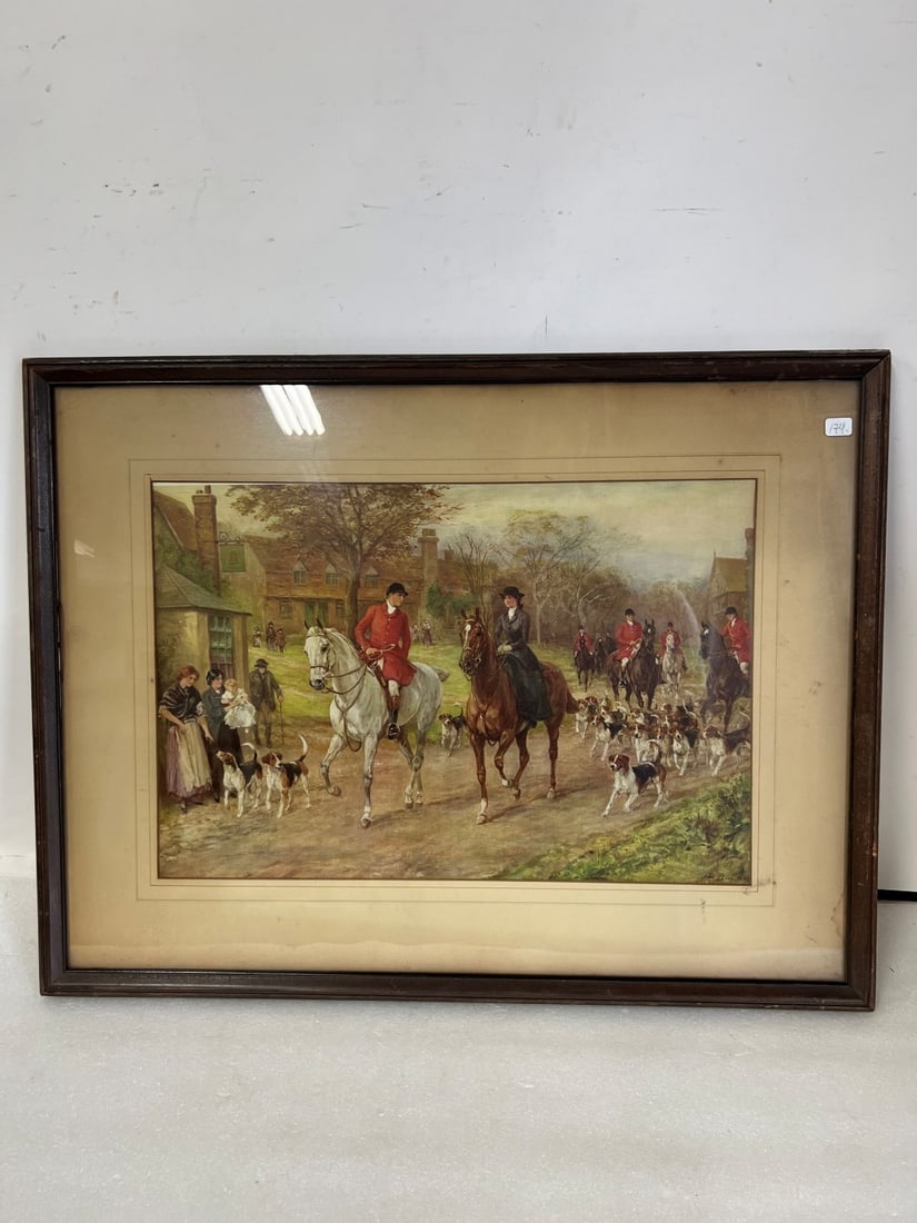 Heywood Hardy; Framed English Sporting Print (1 of 3)