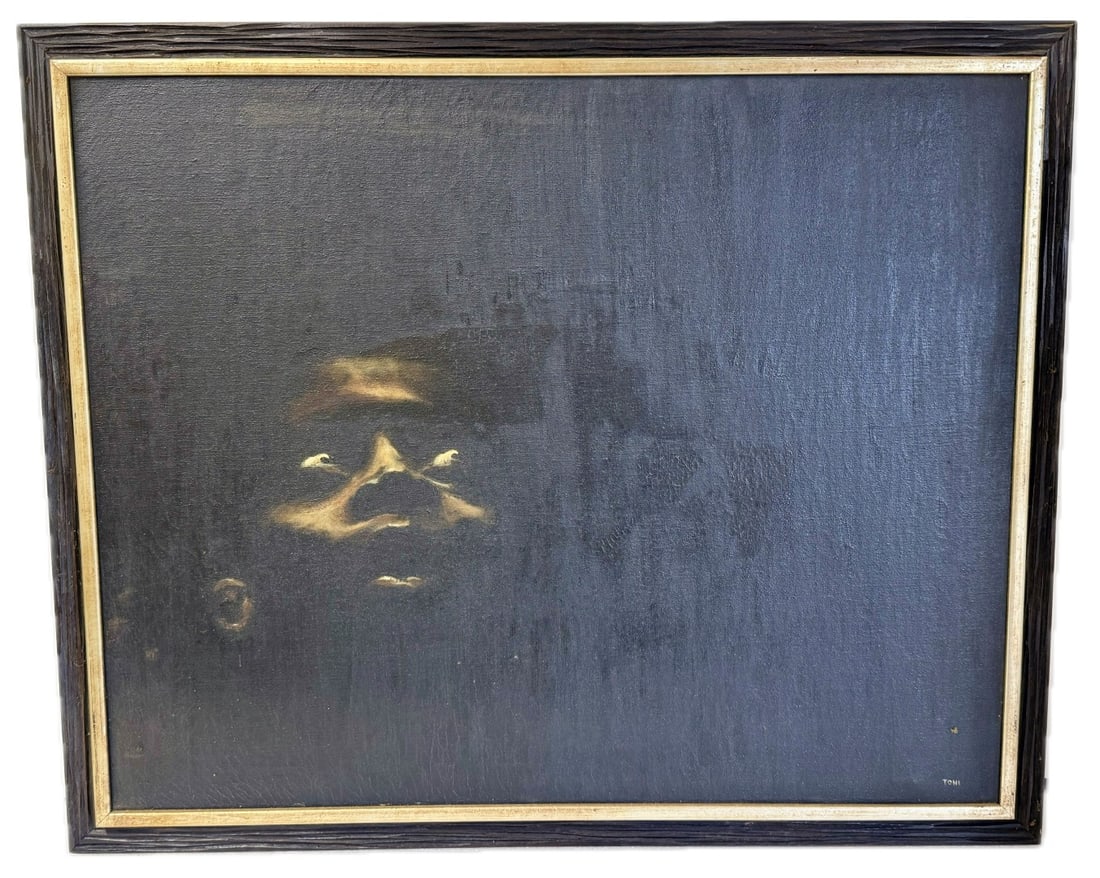 Toni; 20thC. Modernist Oil Portrait of a Young Boy Signed (1 of 5)