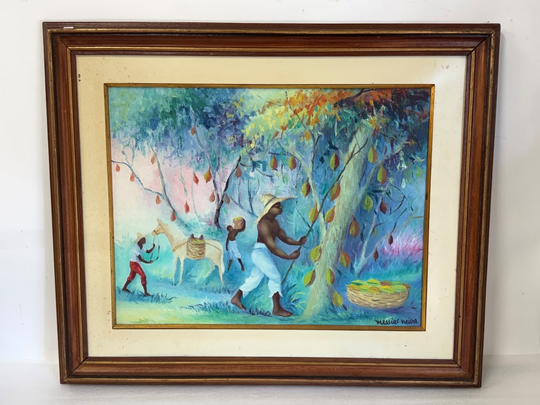 Messias Neiva; 20thC. Brazilian Oil Signed (1 of 6)