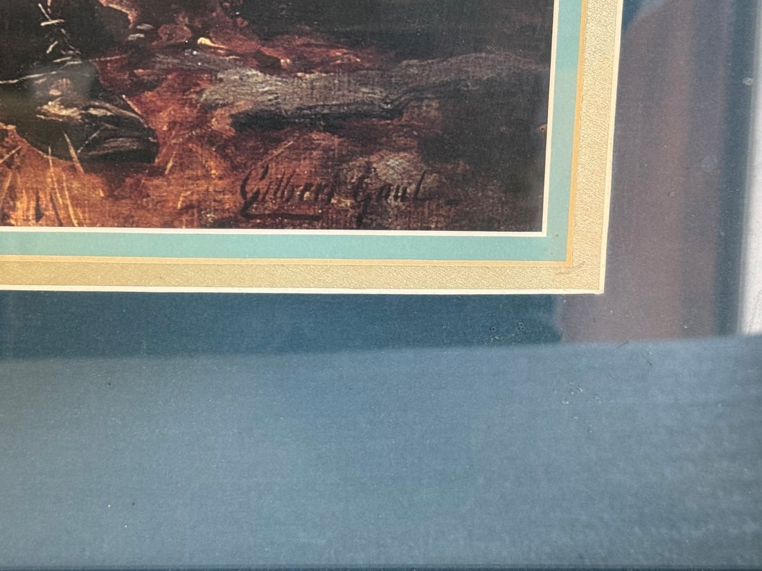 Gilbert Gaul; Framed Print - 3