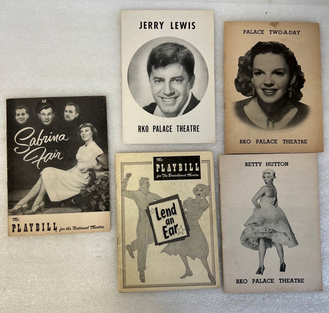 Vintage Theatre Programs (5) (1 of 1)