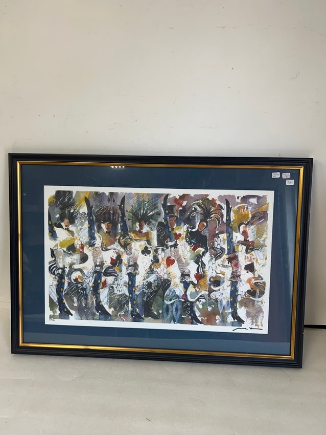 Modernistic Lithograph Sgd. & #'d (1 of 3)