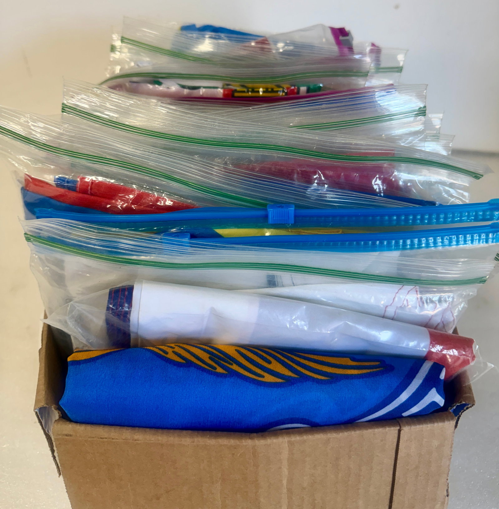 Lot of Nylon & Canvas Flags (37) (1 of 2)