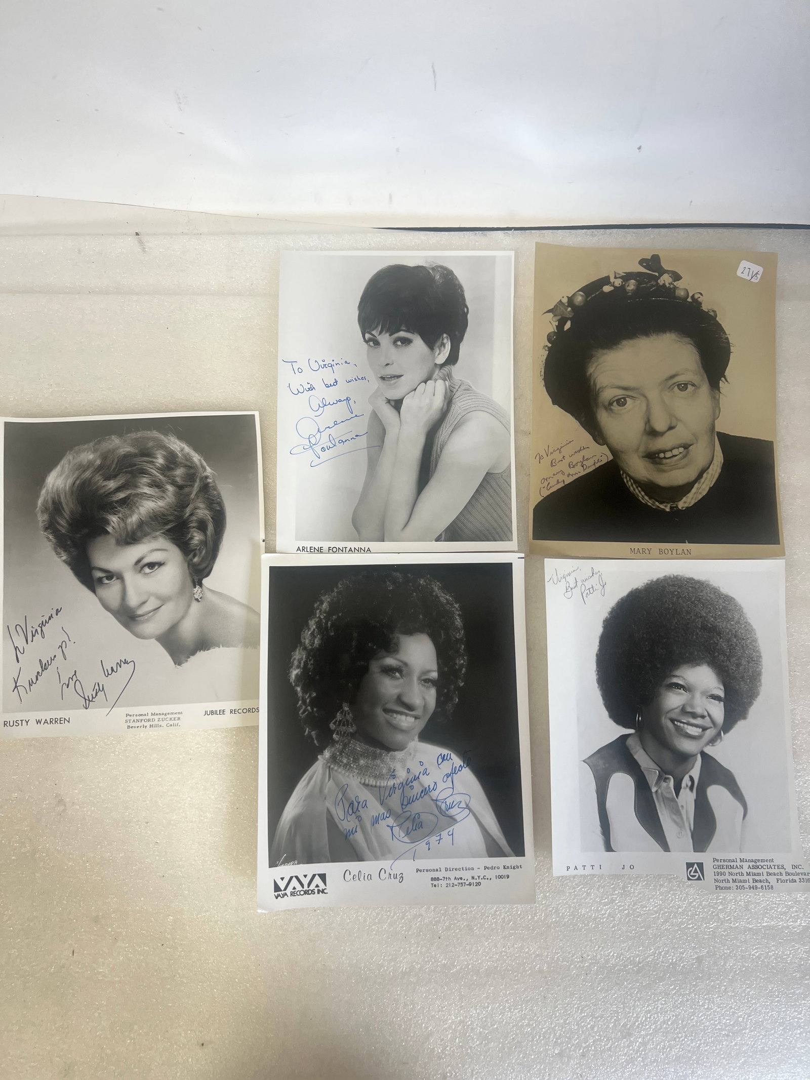 5 Autographed Celebrity Photos (1 of 1)