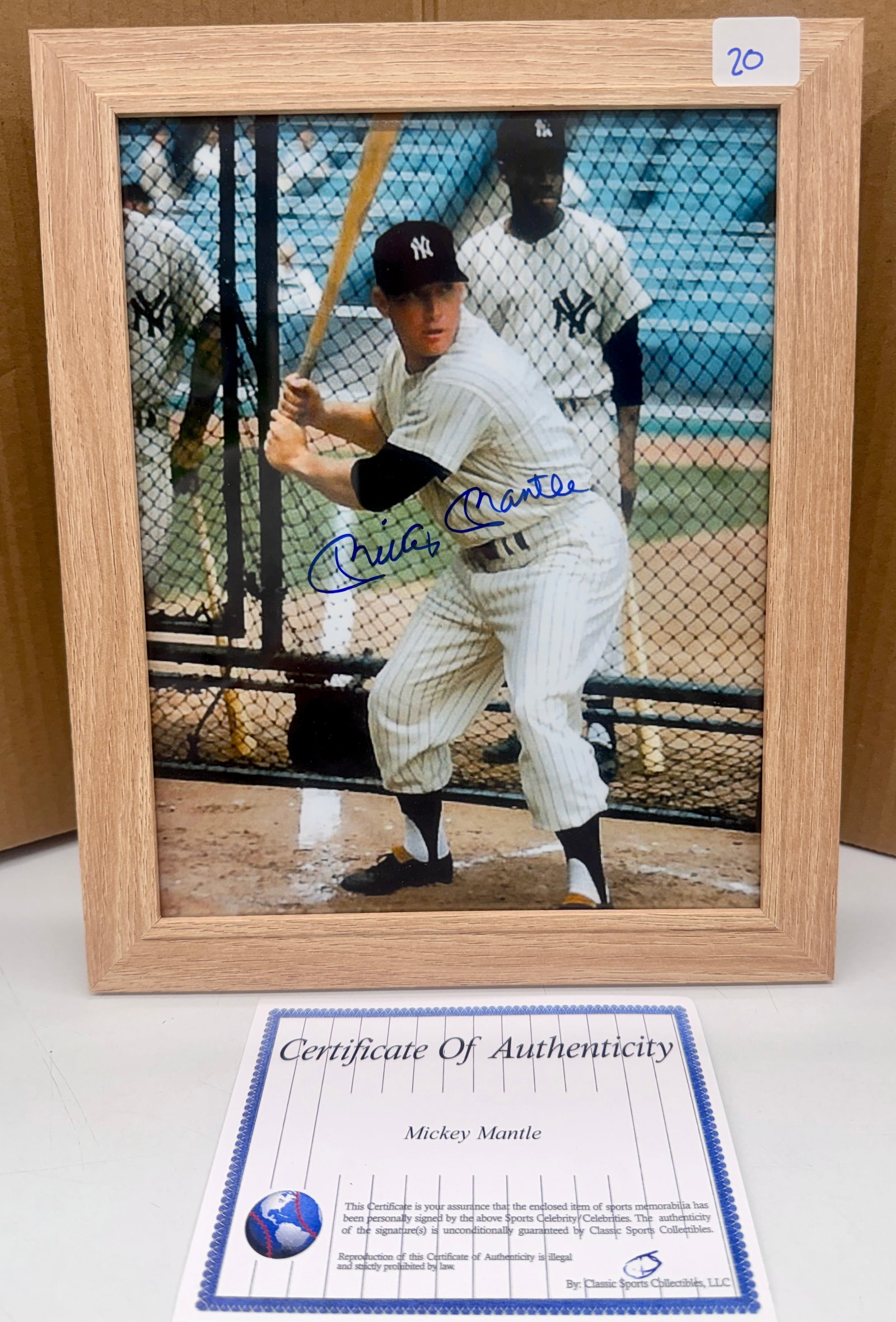 Mickey Mantle Signed Photograph (1 of 2)