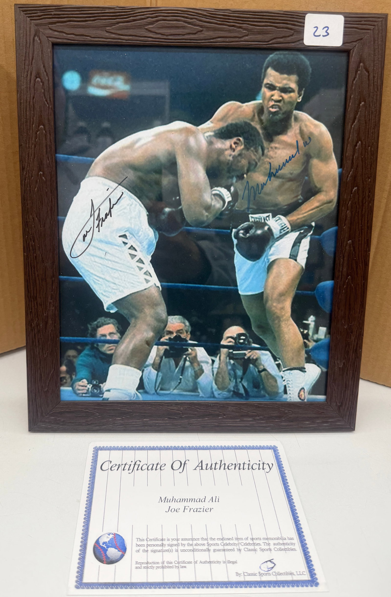 Ali/Frazier Signed Photograph with COA (1 of 2)