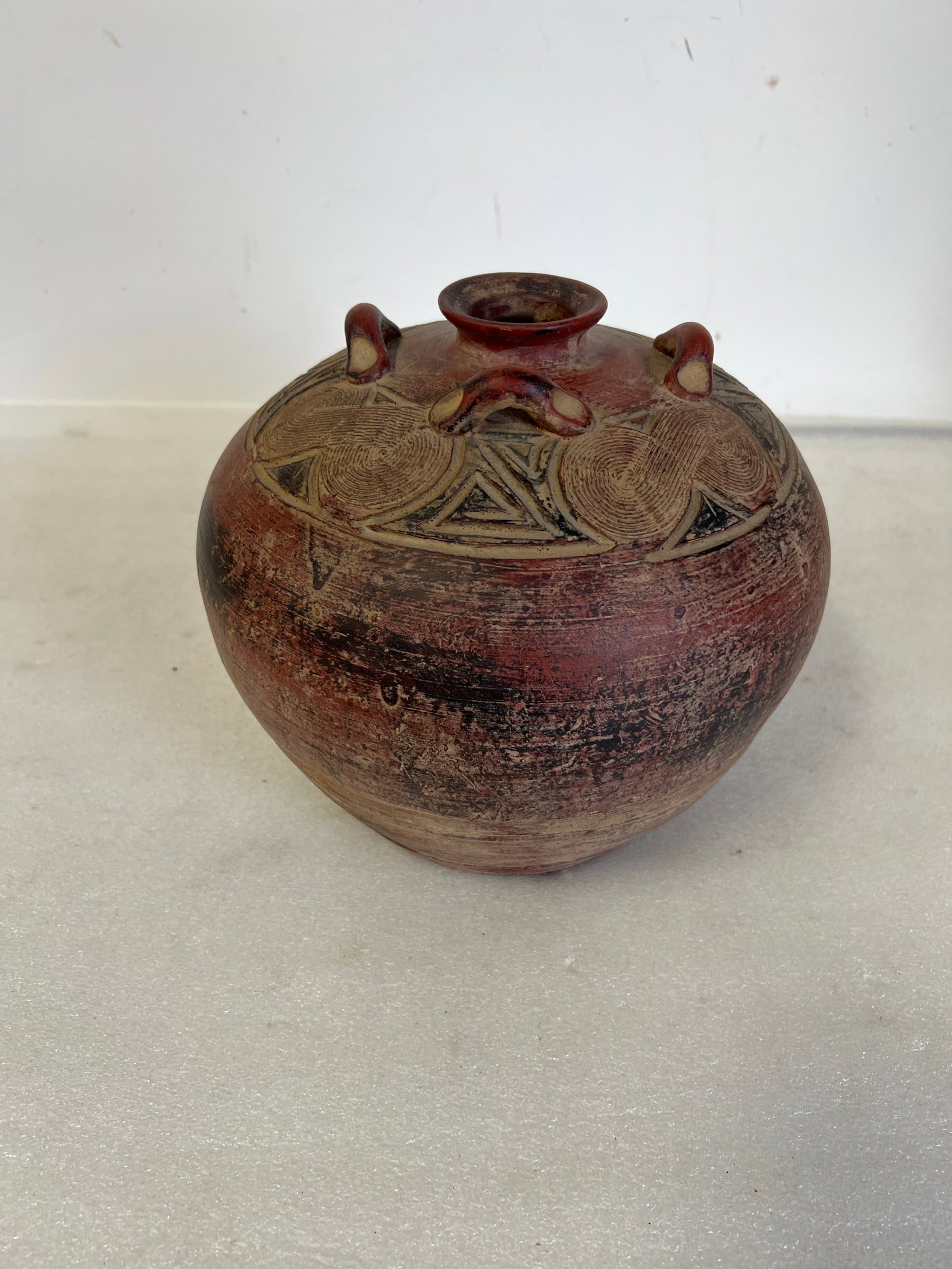 Southwestern American Red Pottery Antique Vase (1 of 2)