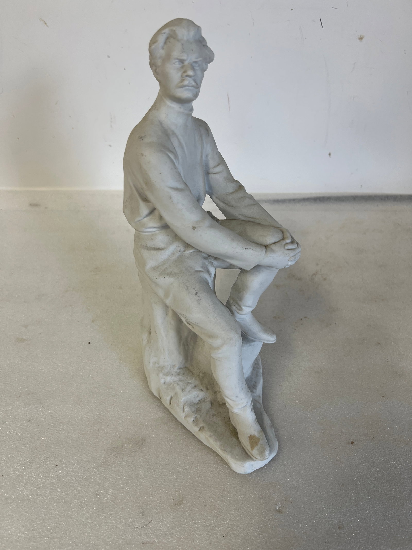 Original Vintage Russian Stalin Statue: 12" H