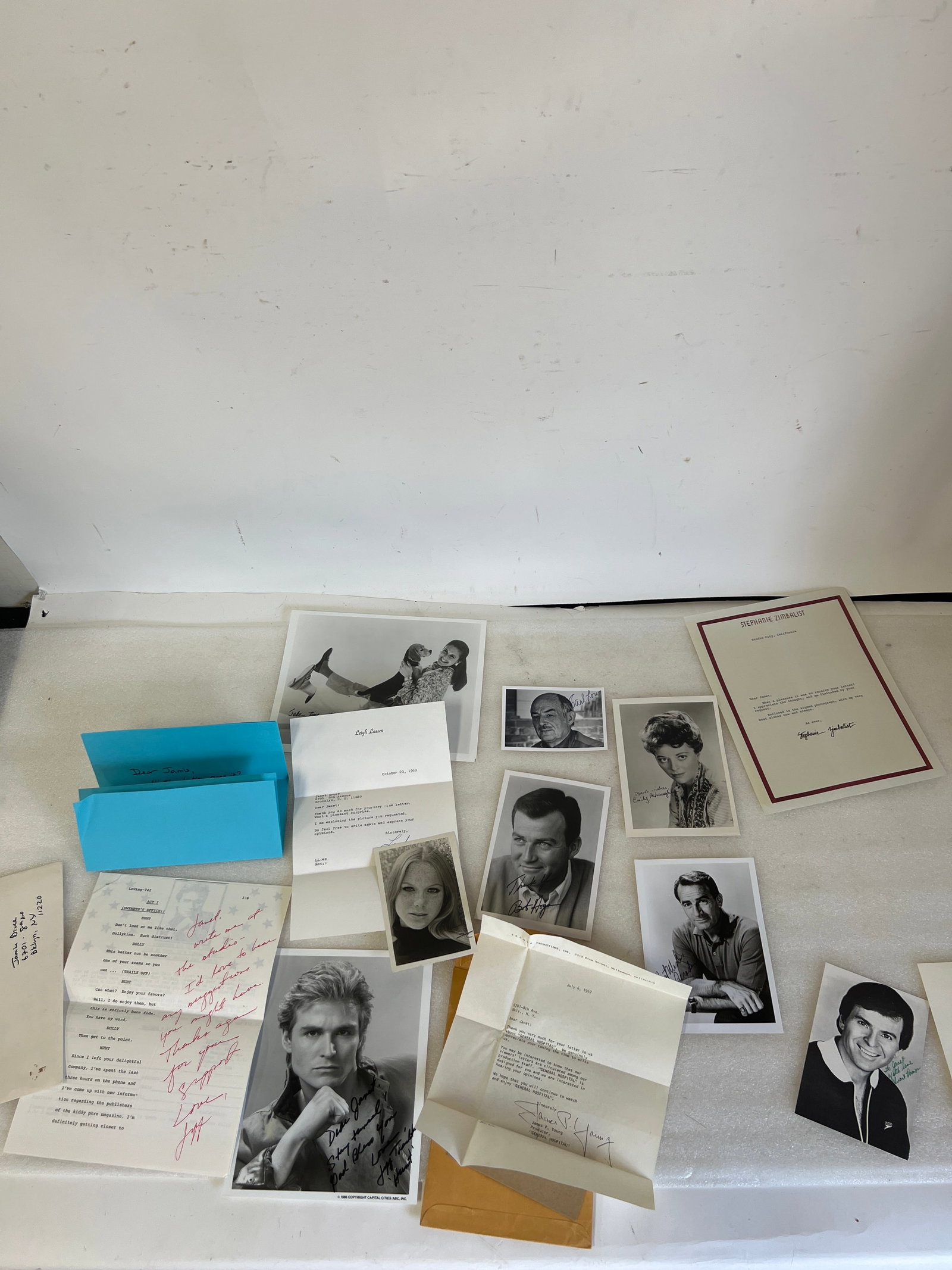Autographed Celebrity Photographs & Letters (1 of 2)