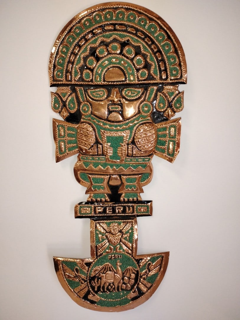 Peruvian Copper Wall Hanging (1 of 6)
