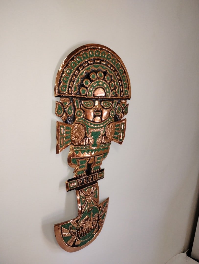 Peruvian Copper Wall Hanging - 3