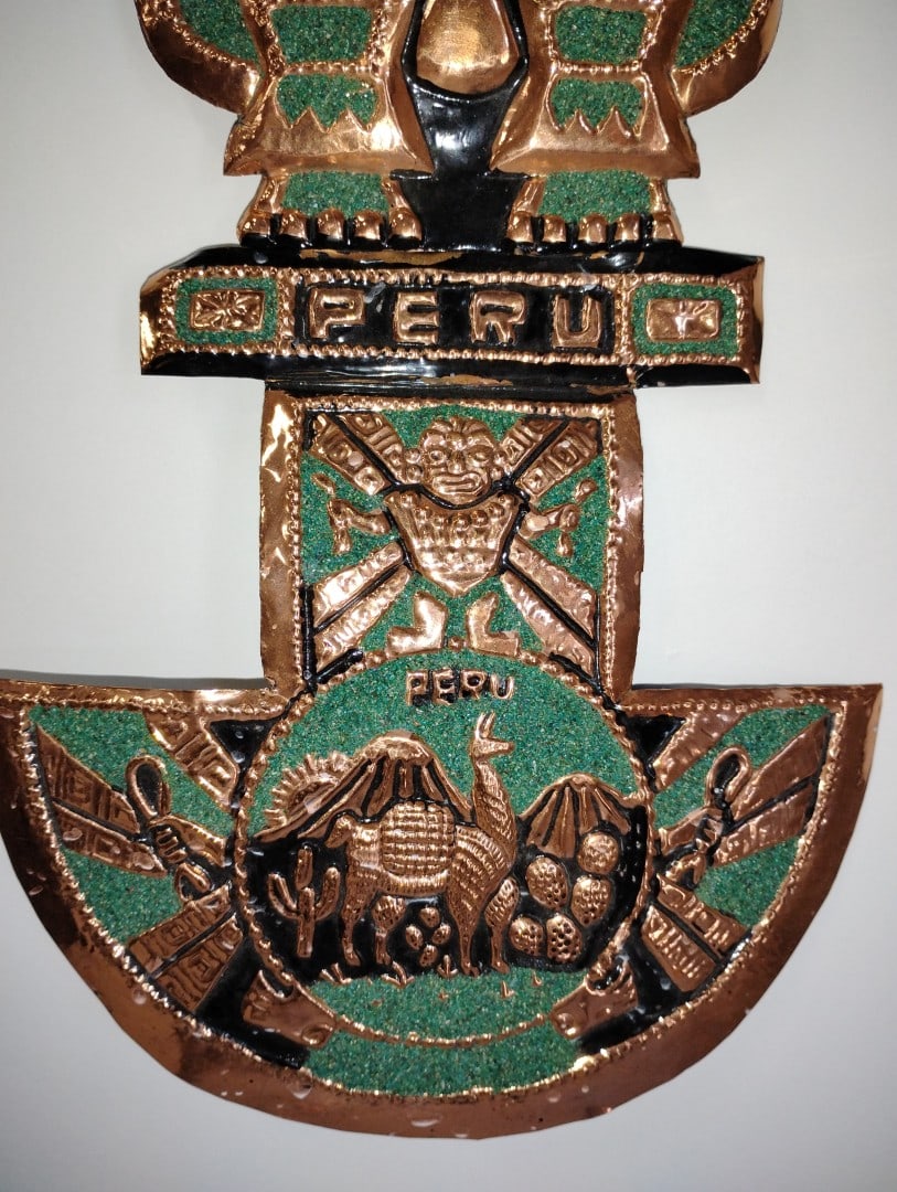 Peruvian Copper Wall Hanging - 4