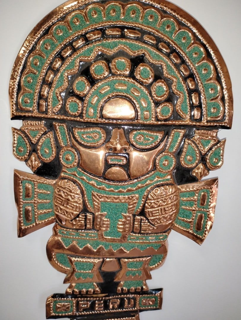 Peruvian Copper Wall Hanging - 5