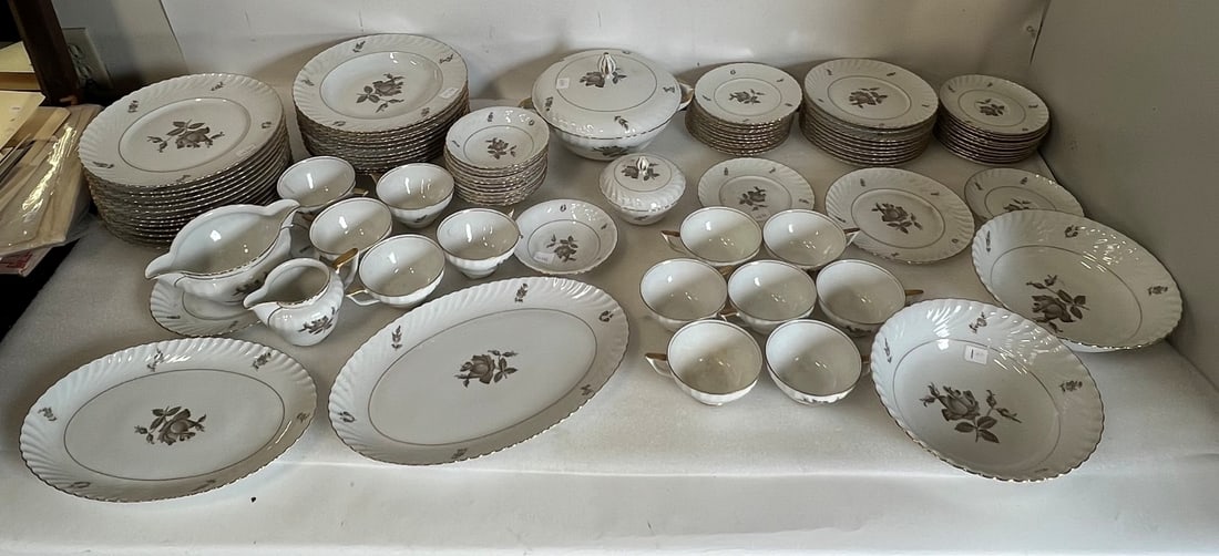 Bavarian Porcelain China Dinner Service(93) (1 of 1)