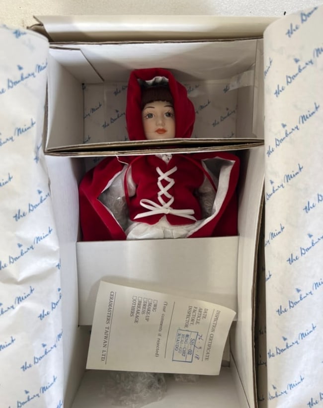Danbury Mint Little Red Riding Hood Doll (1 of 1)