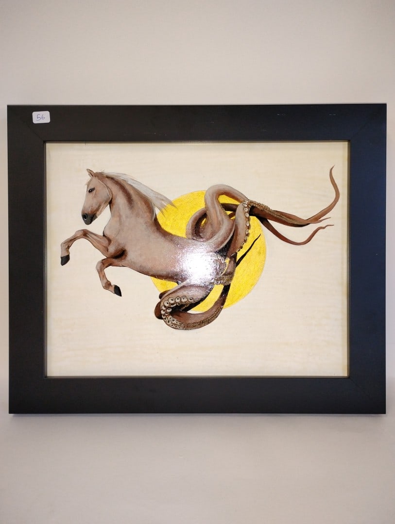 Bowea Oil on Board Hippocamp (1 of 4)