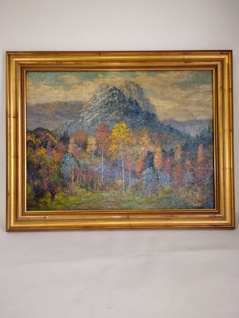 Fremont Ellis Oil on Board Sgd. (1 of 5)