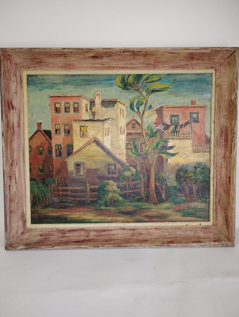 Samuel Halpert. Oil , Signed (1 of 4)