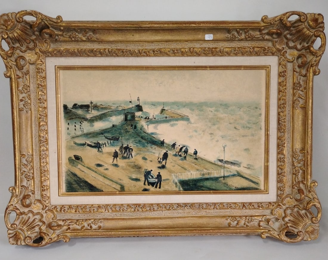 Gaston Sebire; French Lithograph Signed (1 of 6)