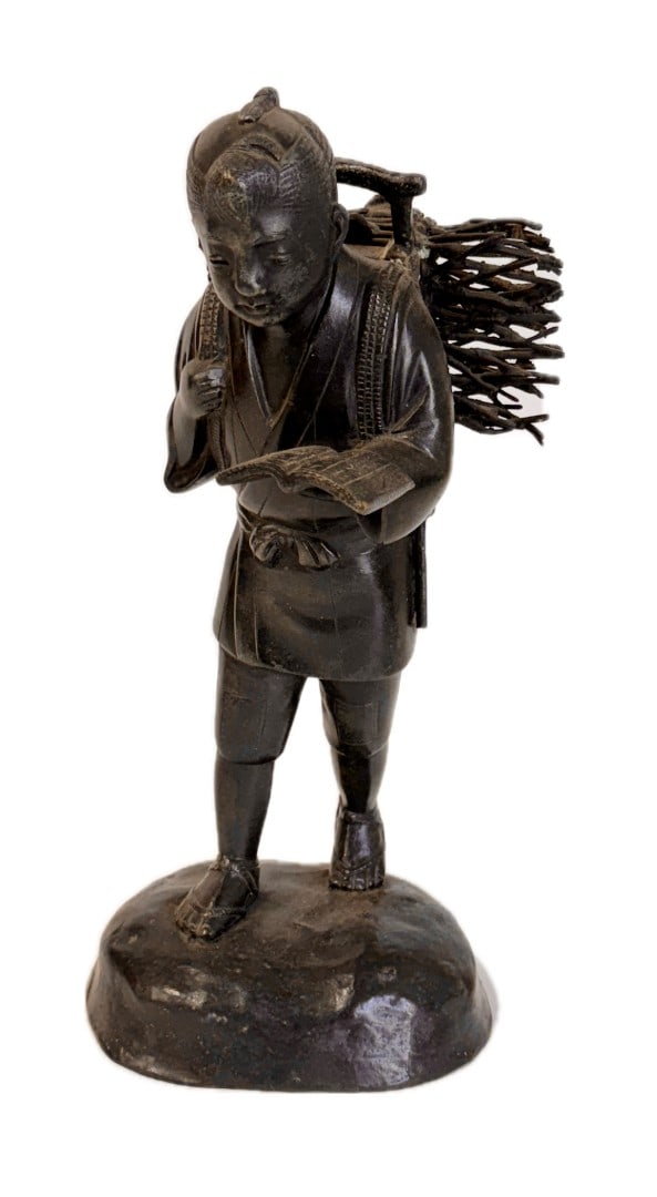 Early 20thC. Japanese Bronze Okimono Figure of a Man (1 of 6)
