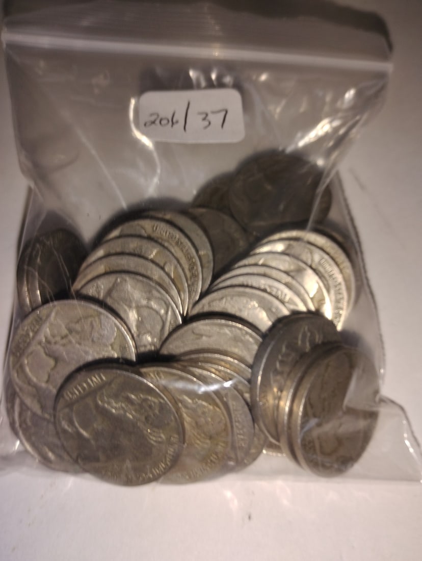 Buffalo Nickels. (37) (1 of 2)
