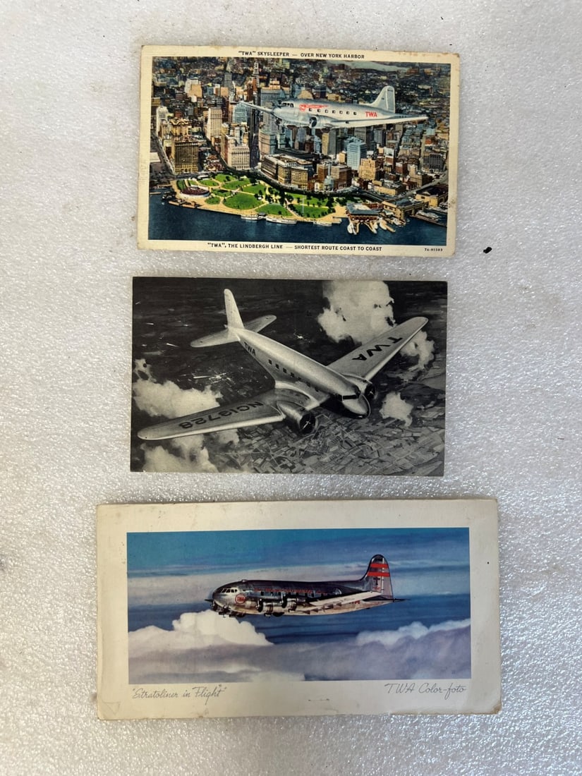 Three Vintage Airplane Cards Inc. 1940 (1 of 2)