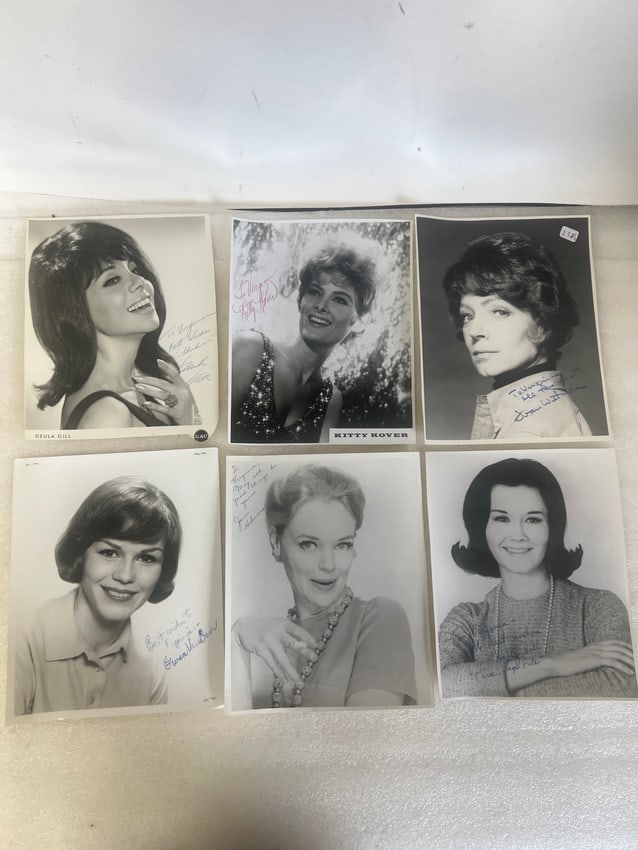 6 Autographed Celebrity Photos (1 of 1)