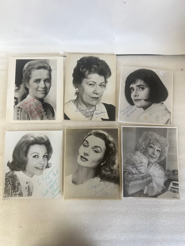 6 Autographed Celebrity Photos (1 of 1)