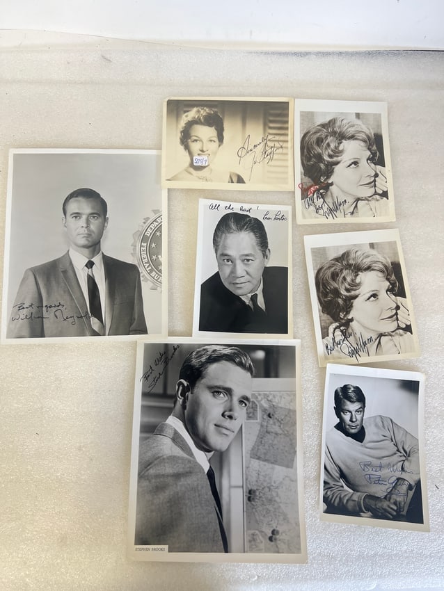 7 Autographed Celebrity Photos (1 of 1)