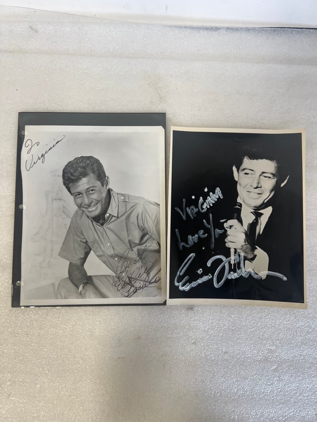 Signed Eddie Fisher Photos (2) (1 of 1)