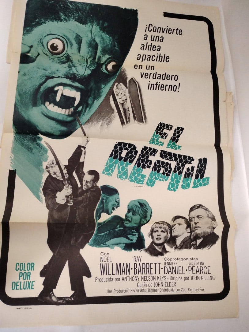 Vintage Movie Posters (7): The Repitle (4) The Third Secret (2)Boys of Paul St. Seven in the lot.