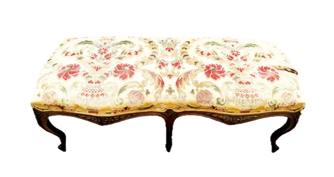 Fine French Upholstered Window Bench (1 of 6)