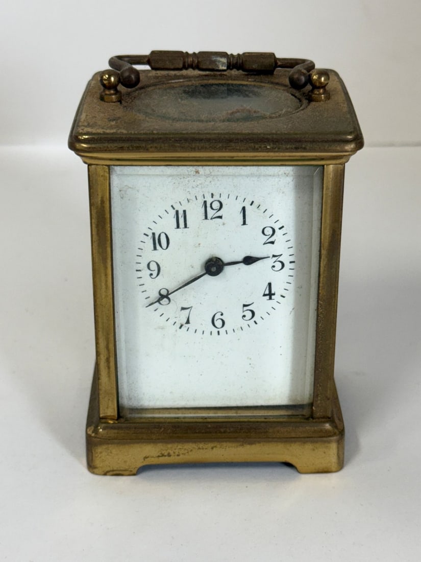 Antique French Brass Carriage Clock (1 of 6)
