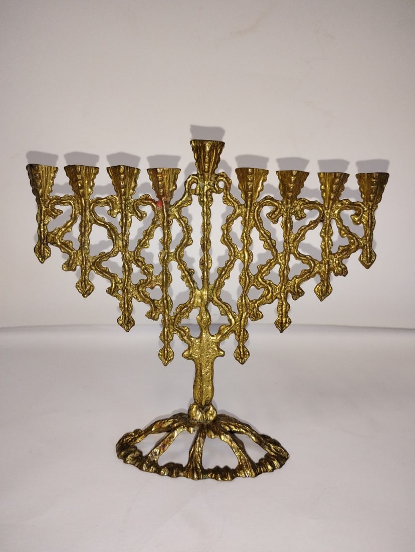 Vintage Brass Menorah (1 of 3)