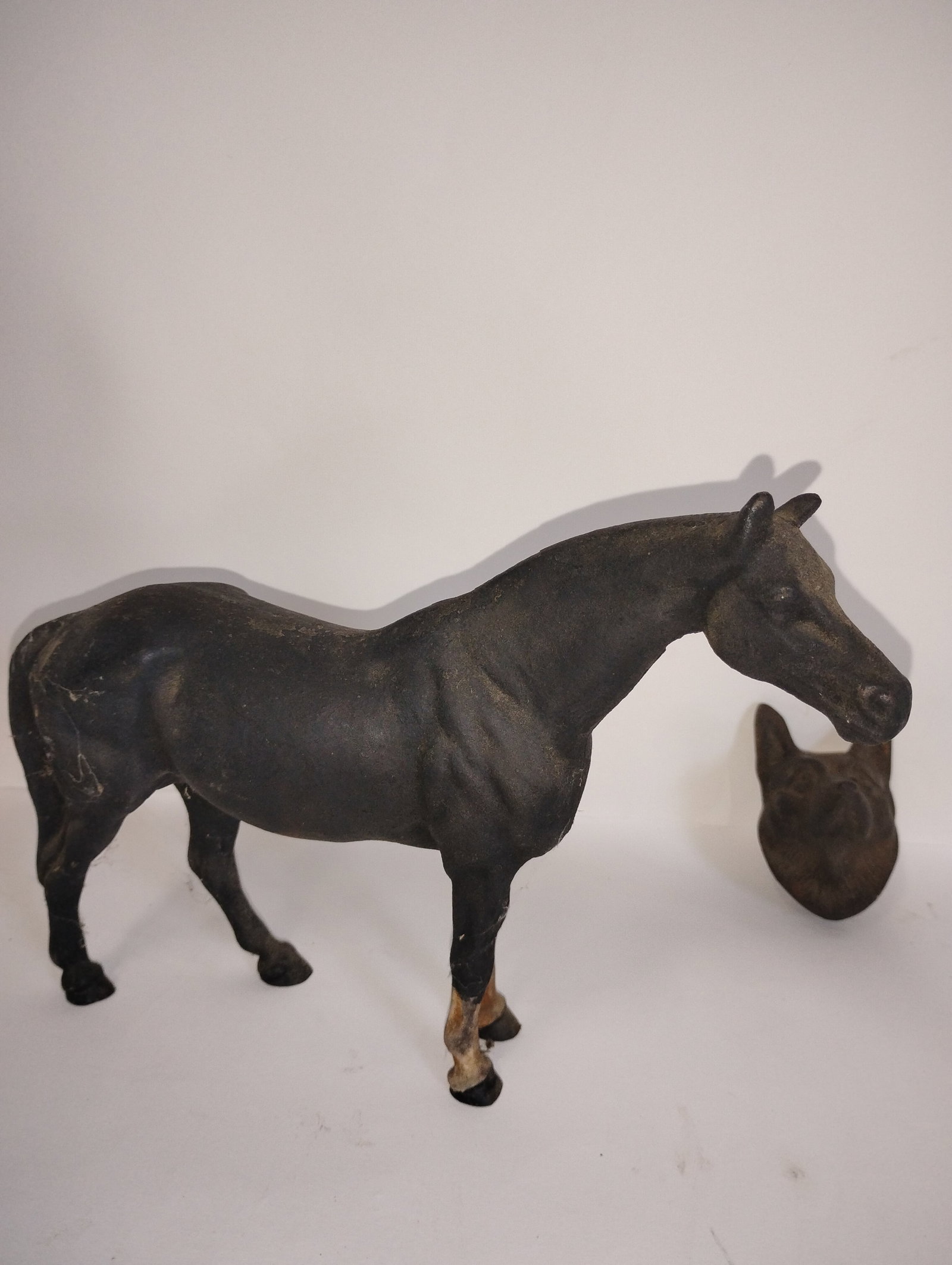 Antique Figure/Horse & Fox Door Knocker (1 of 5)