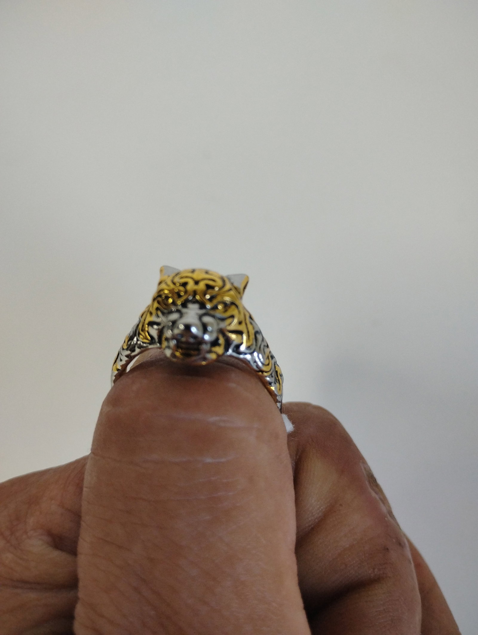 Sterling Silver Leopard Ring: Sterling