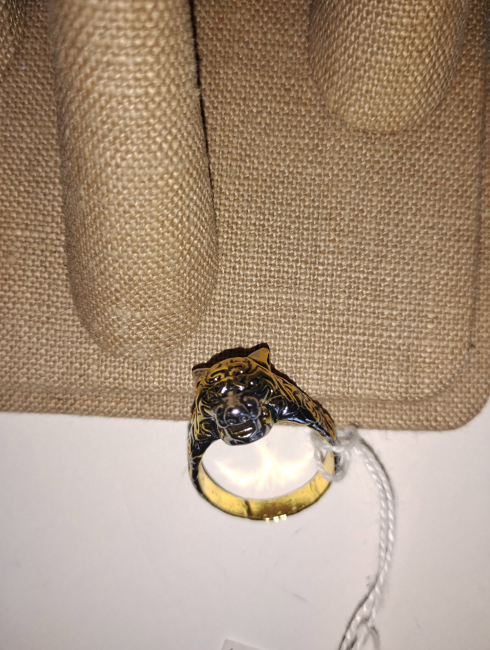 Sterling Silver Leopard Ring - 2