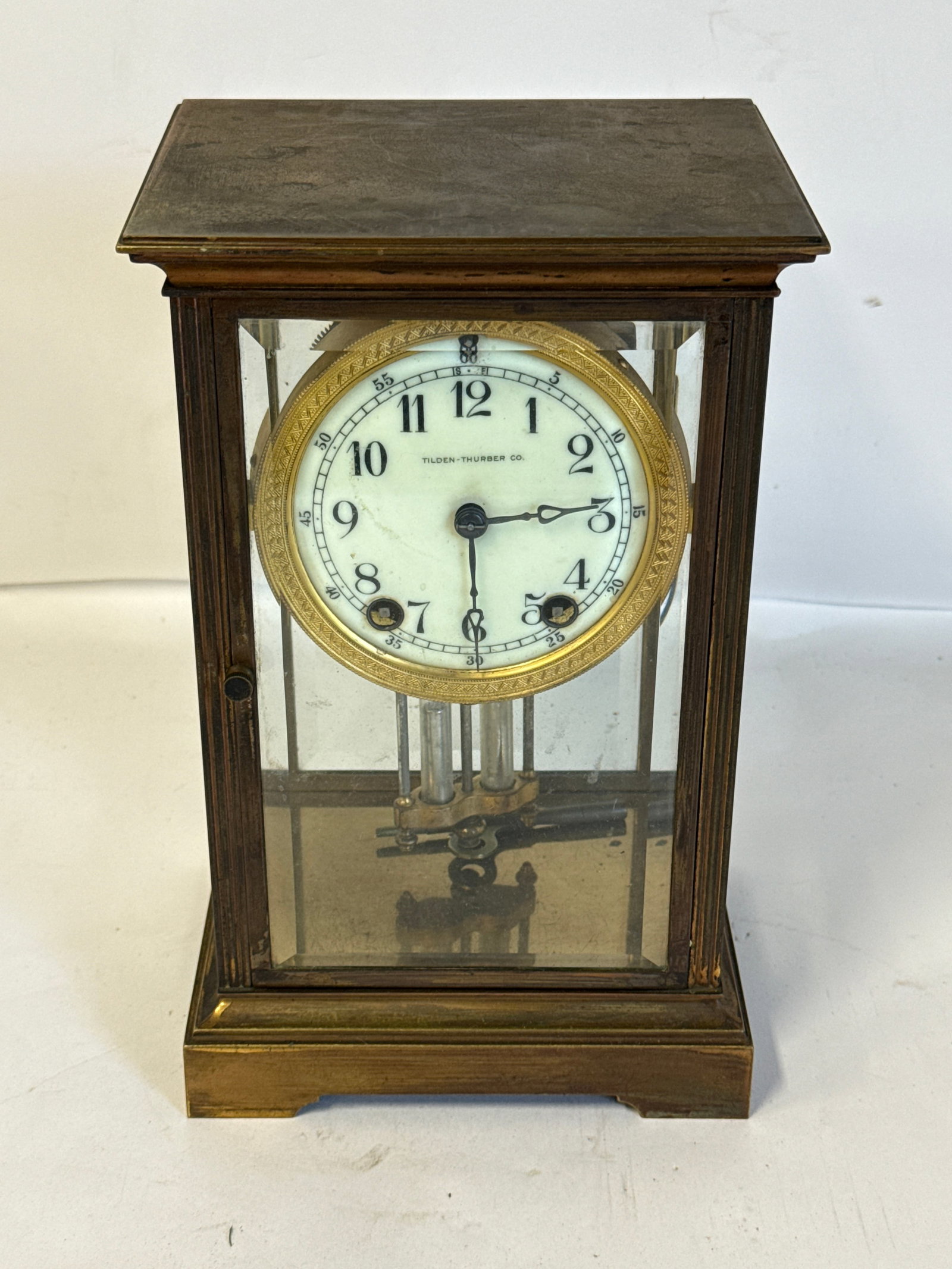 19thC. Tilden-Thurber Co. Crystal Regulator Clock (1 of 5)