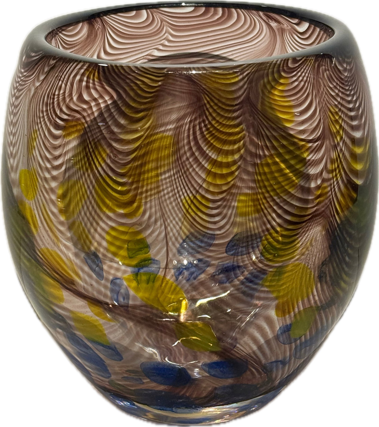 Heavy Studio Art Glass Vase (1 of 6)