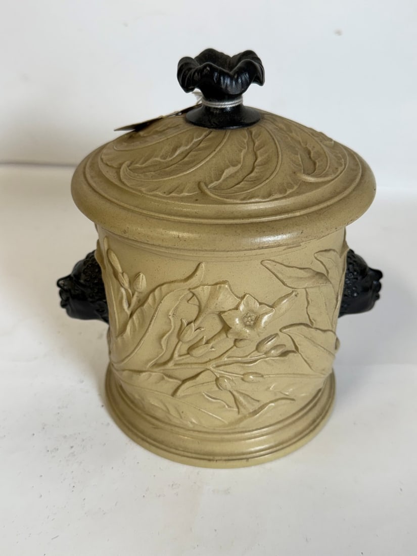 Wedgewood Caneware Pottery Tobacco Jar (1 of 7)