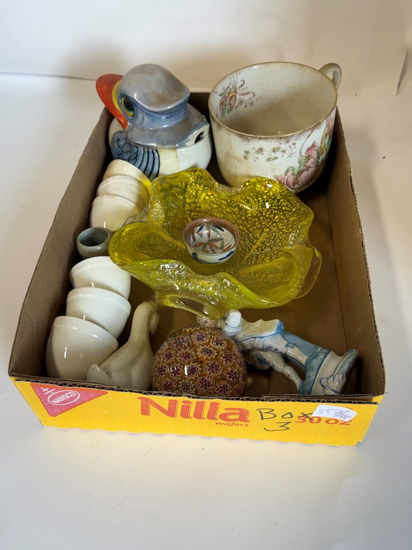 Box Lot of Miscellaneous Estate Items (1 of 2)