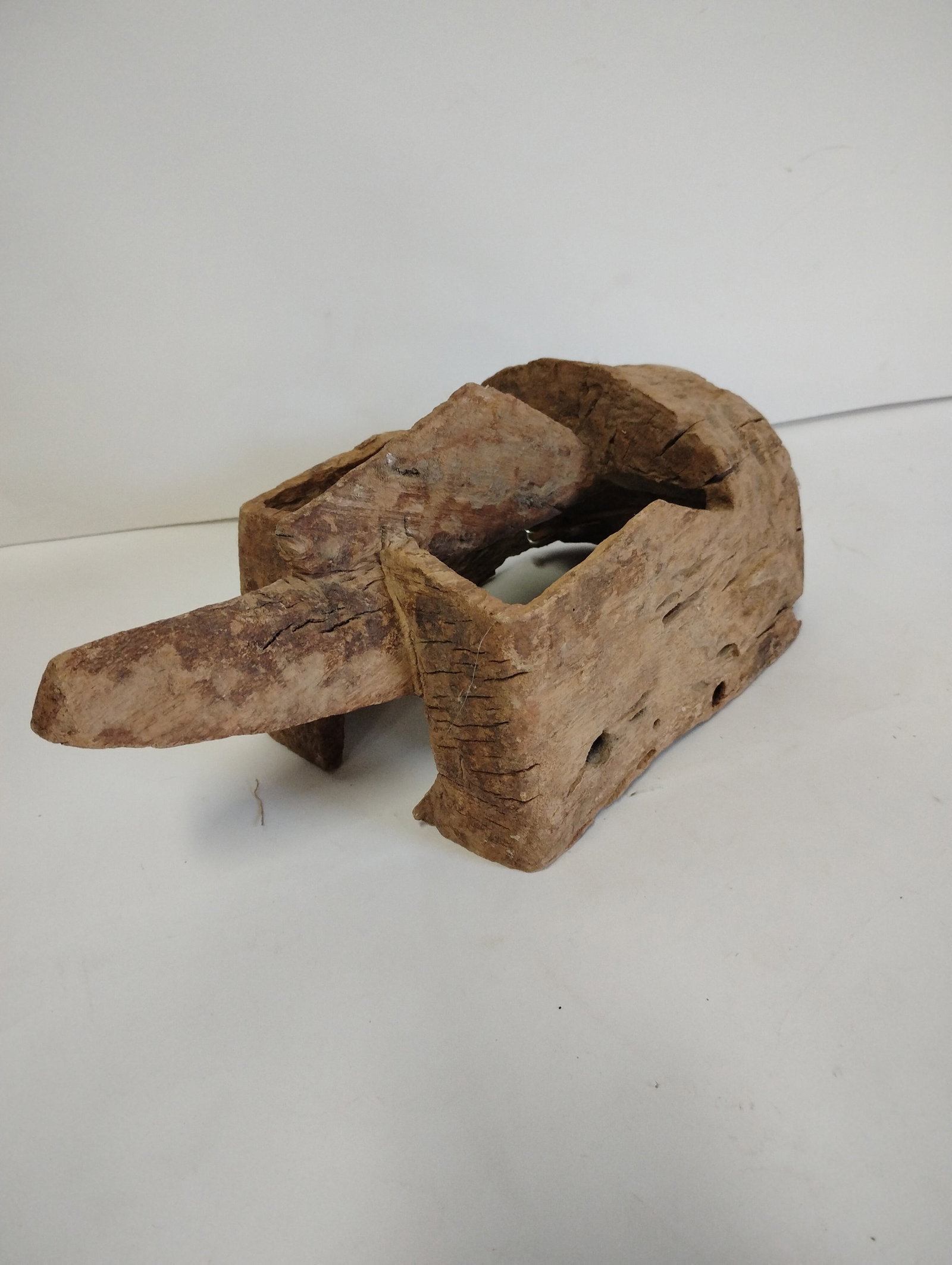 African Dogon Bird Mask: 13 1/2"H 6 3/8'