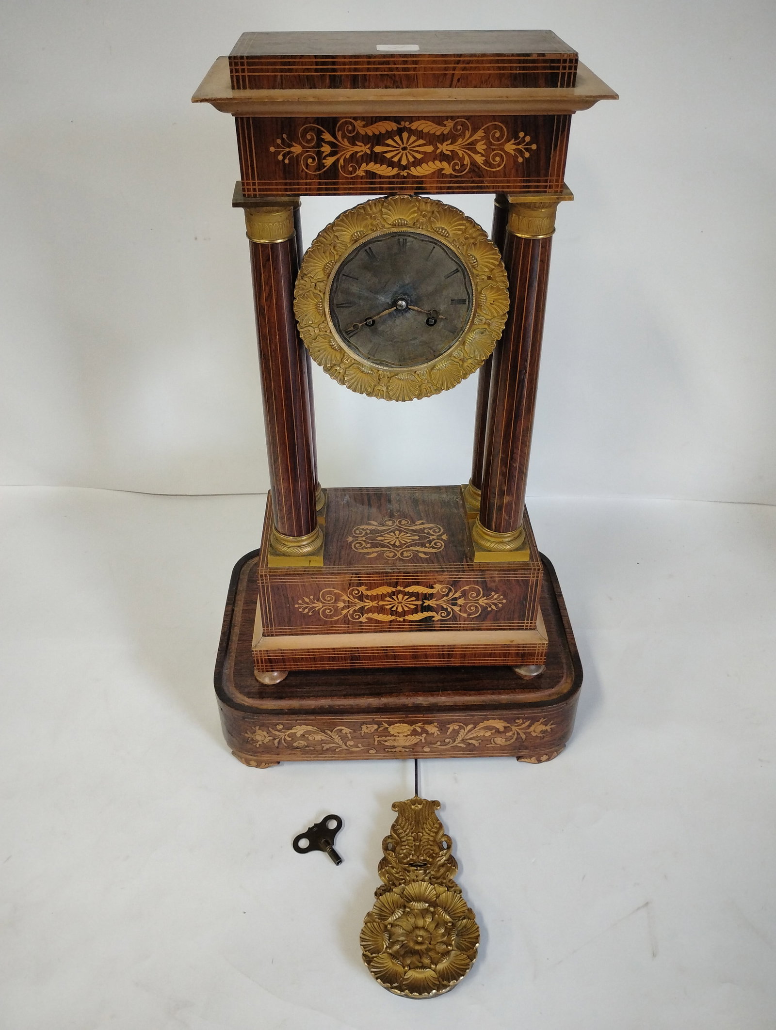 Antique French Clock with Key (1 of 5)