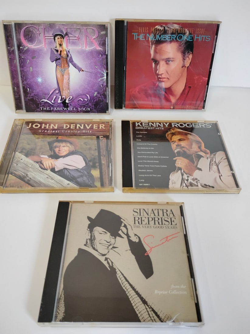 DVD's inc. Sinatra, Elvis, Rogers (5) (1 of 2)