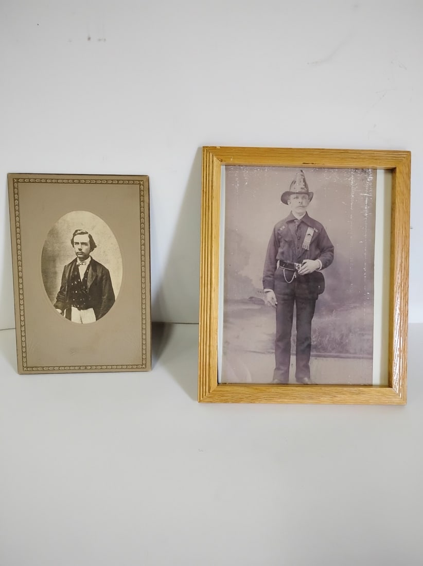 Antique Firefighter Photograph & a 2nd (1 of 4)